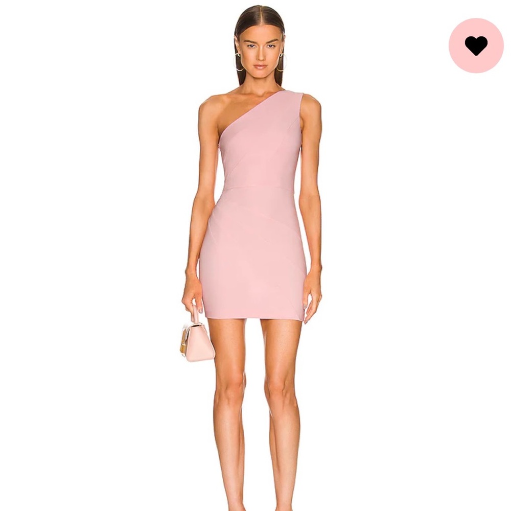 PERFECT CONDITION Michael Costello x Revolve Ava Dress in Light Pink